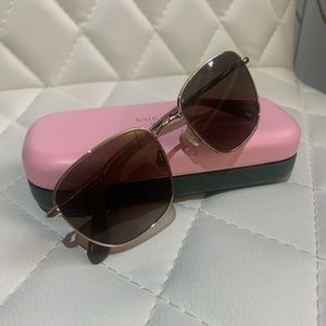 Kate Spade Kiyah/S Polarized Brown Gold Sunglasses